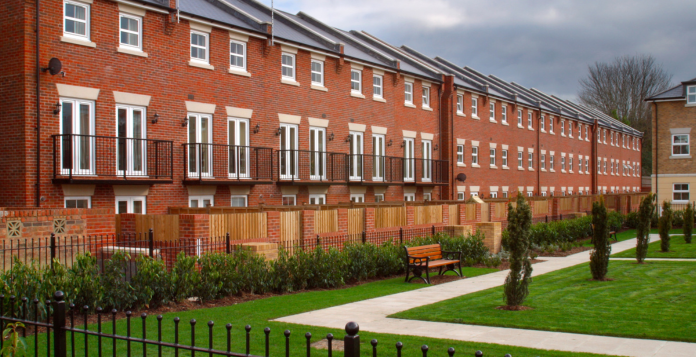 row of new houses