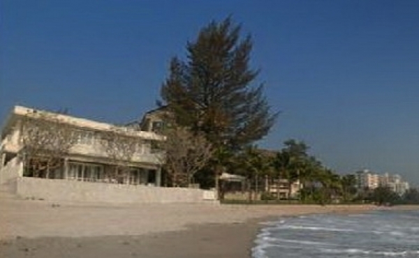 Villa View from beach